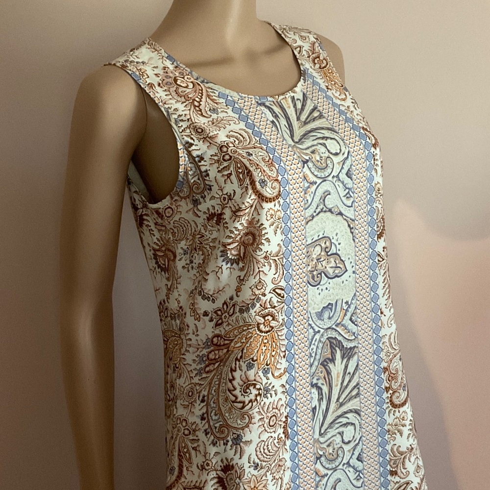 C Wonder Paisley Sleeveless Maxi Dress